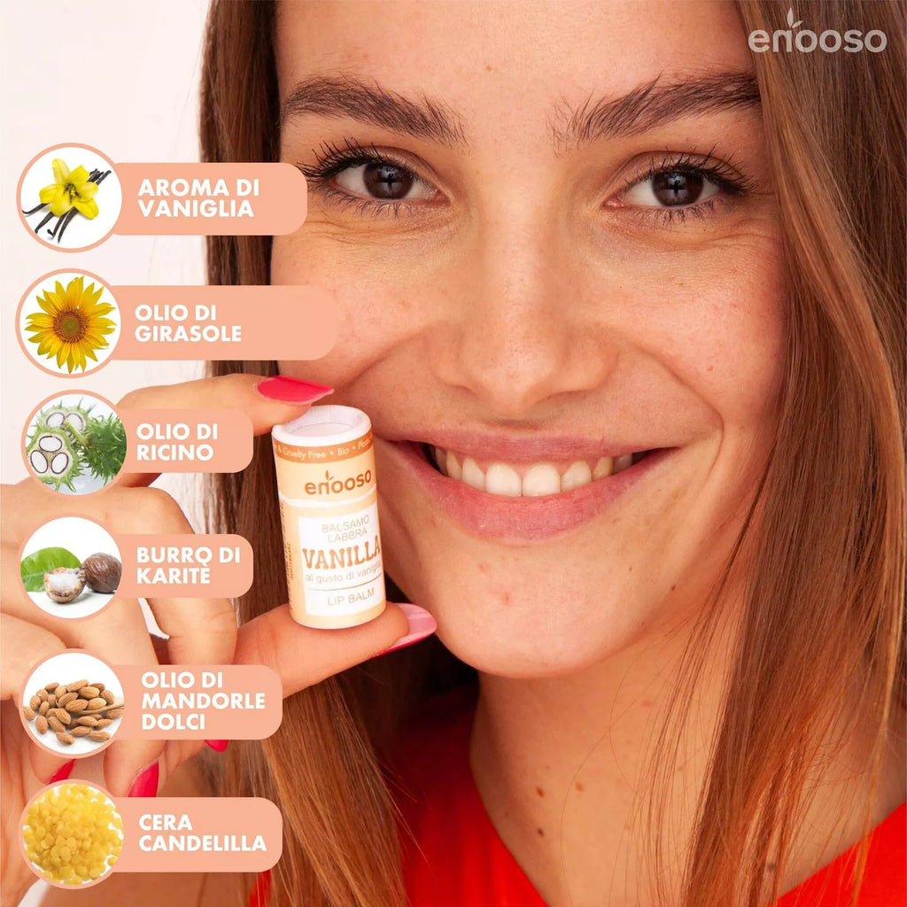 Vanilla Lip Balm - Enooso