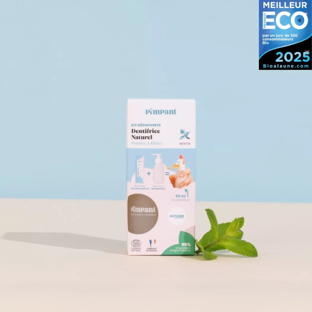 Kit scoperta dentifricio alla menta (1 flacone + 1 stick)