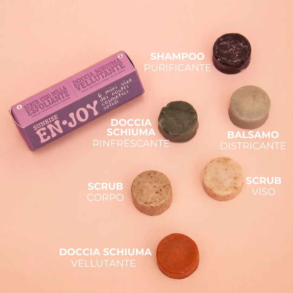 Profitez du lever de soleil - Kit de test 6 mini solides