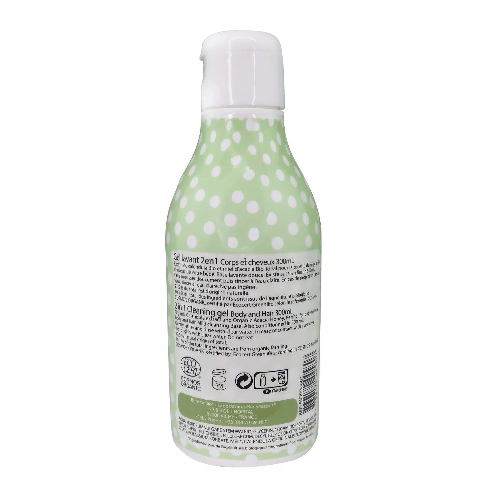 Gel Detergente Corpo e Capelli 2in1 - Certificato Biologico