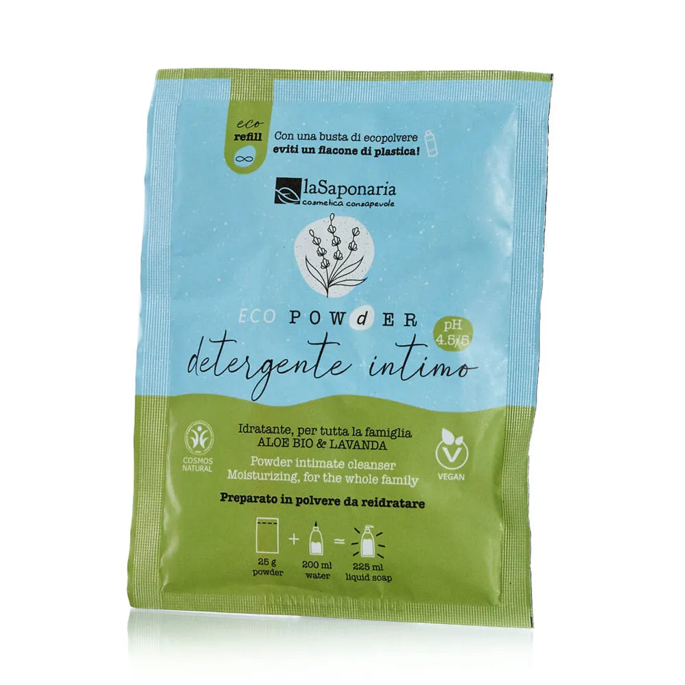 Detergente intimo in polvere - Aloe Bio & Lavanda (25 g)