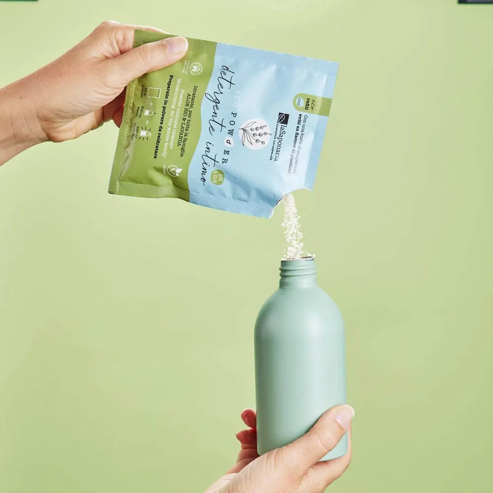 Detergente intimo in polvere - Aloe Bio & Lavanda (25 g)