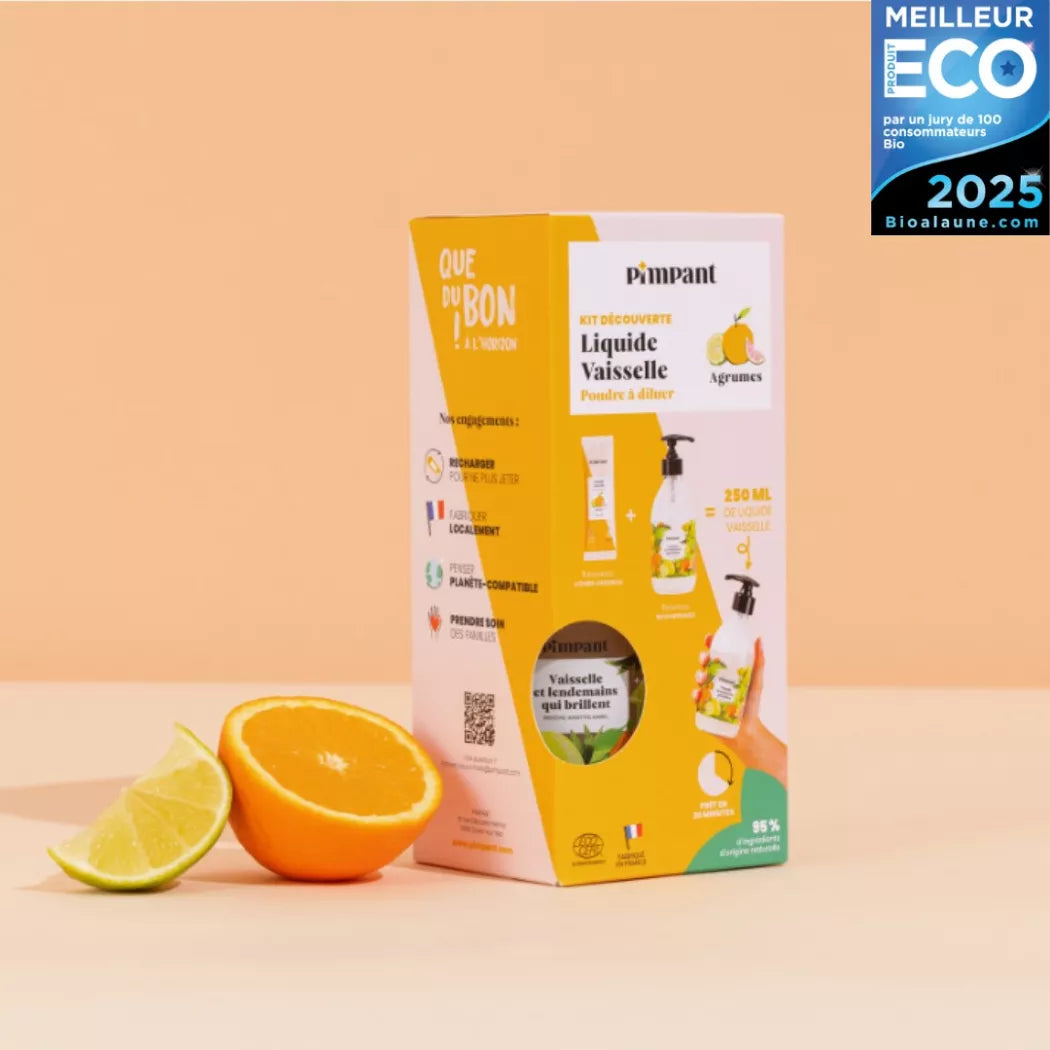 Kit per la scoperta detersivo per piatti agli agrumi