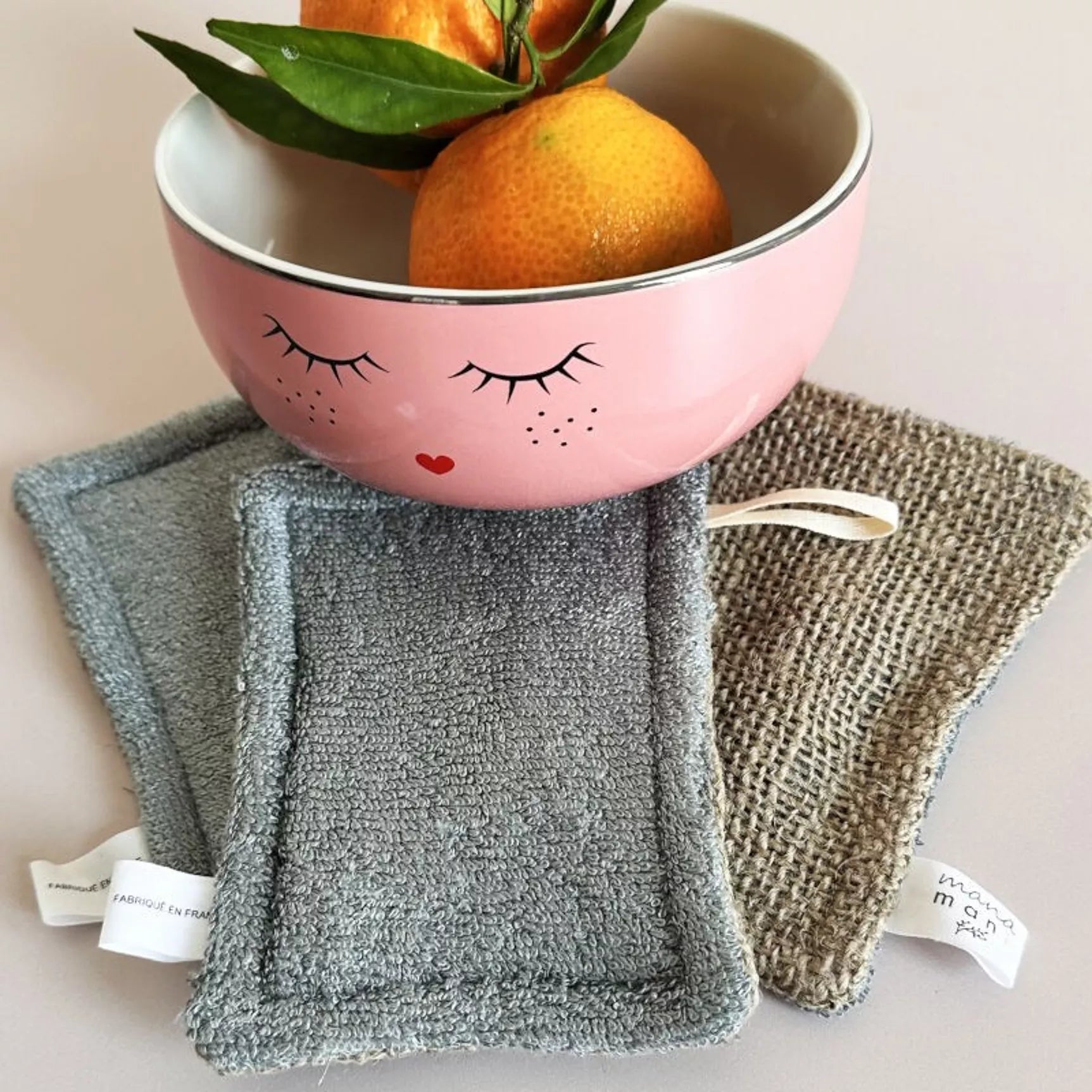 Spugna piatta - Bambù e lino