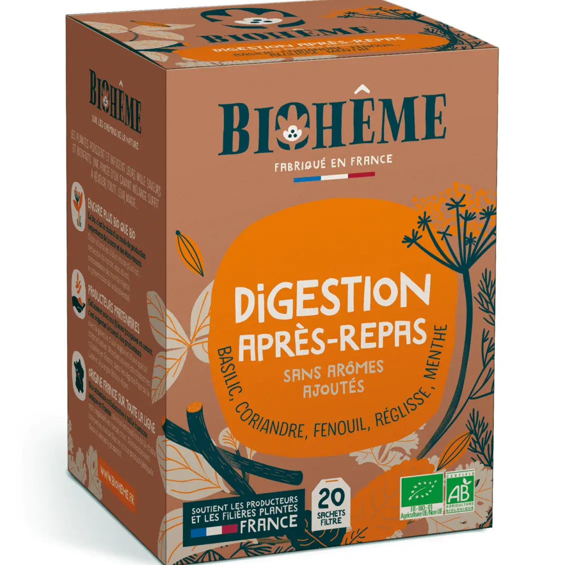 Infuso Digestione Dopo Pasto - X20 Bustine - Biohême