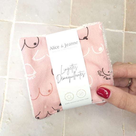 Salviette struccanti lavabili Girl Power X5