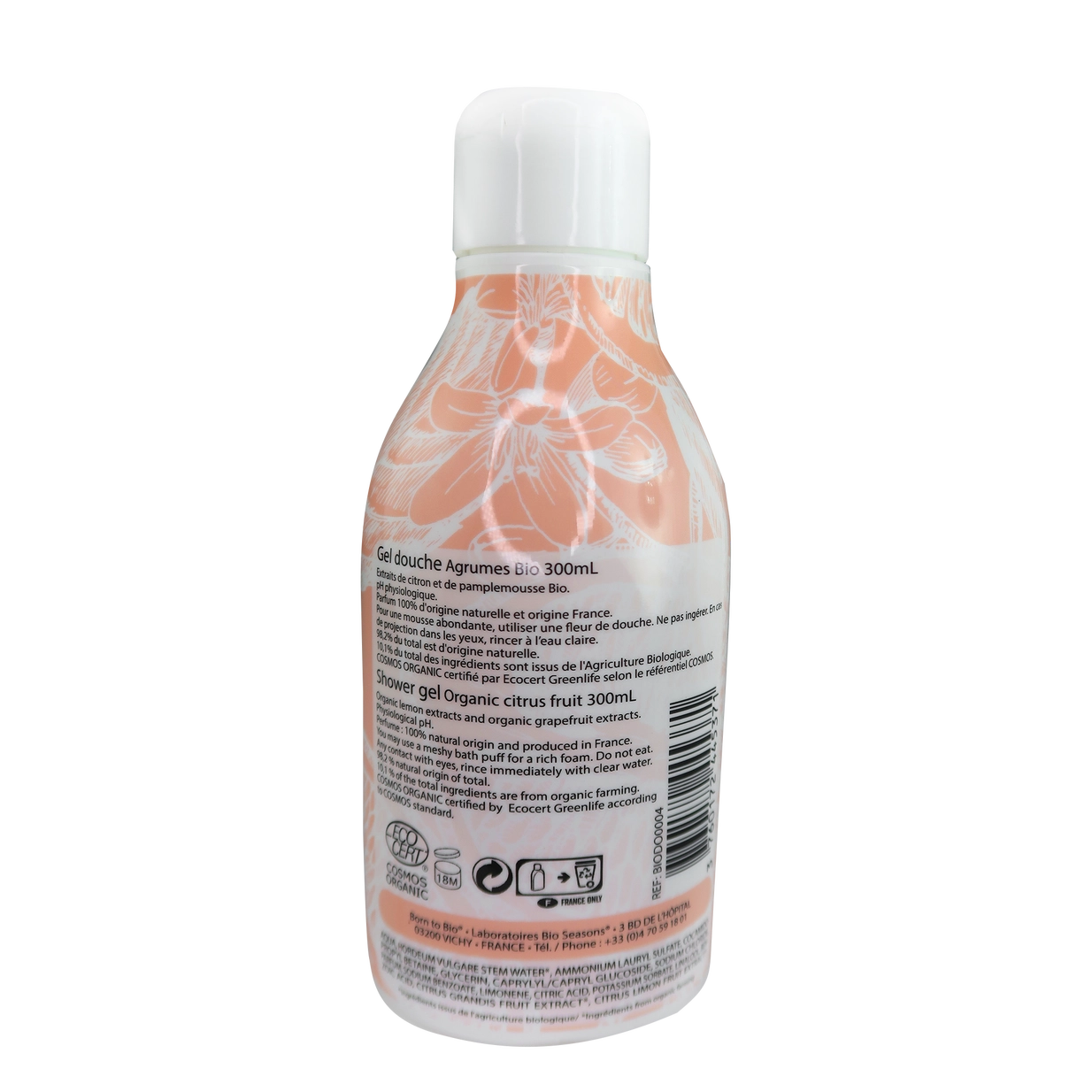 Gel doccia bio agrumi - 300ml - Born to bio