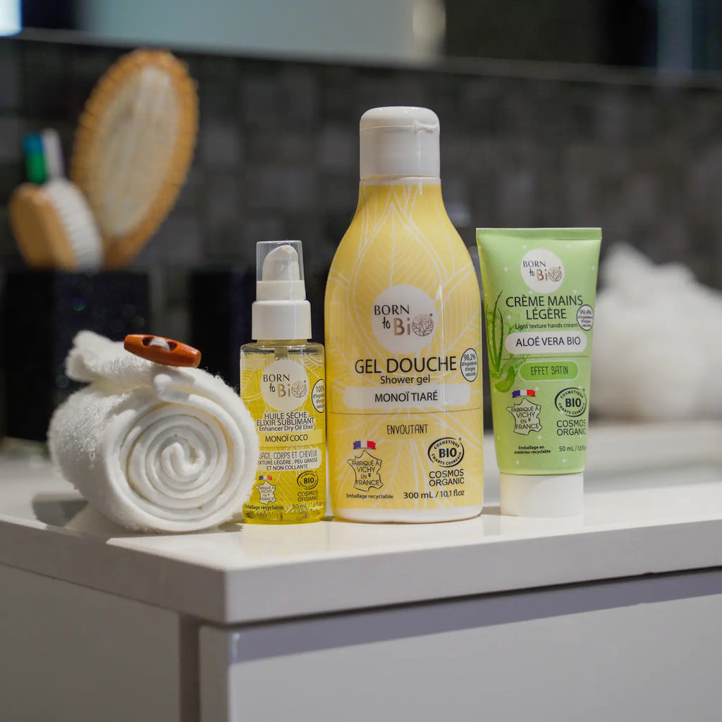 Gel douche Monoi Tiaré - Né pour Bio 300 ml