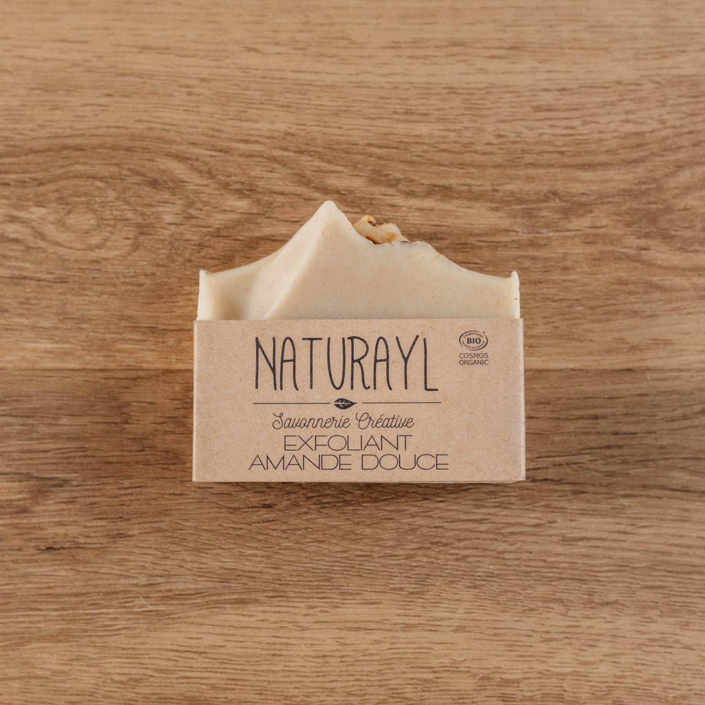 Savon exfoliant Naturayl aux amandes douces